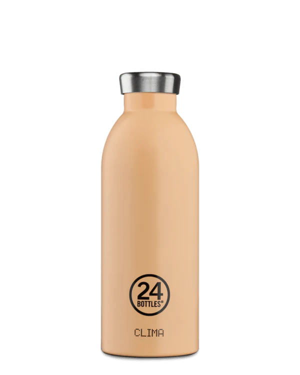 24Bottles  Clima flaske, Peach orange - 500 ml.