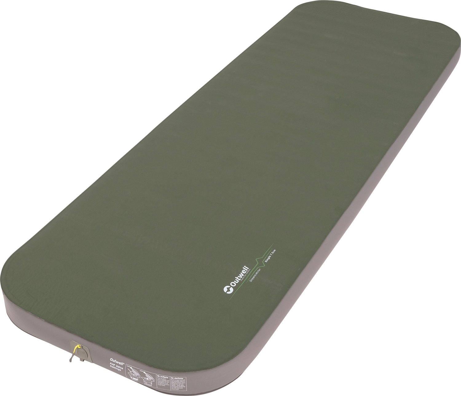 Outwell Dreamhaven Single selbstaufblasende Liegematte 200 x 65 cm
