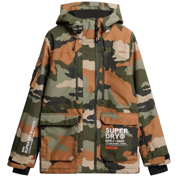 Veste de ski SUPERDRY ULTIMATE RESCUE JACKET TROOPS CAMO GREEN