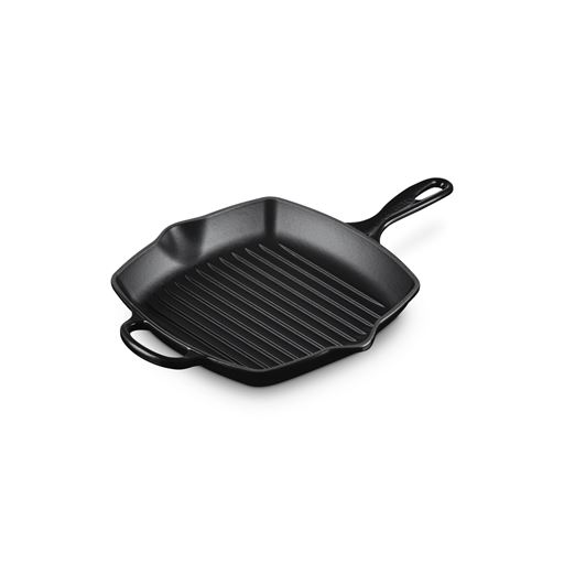 Le Creuset Kvadratisk Grillpande, Black, 26x26 cm