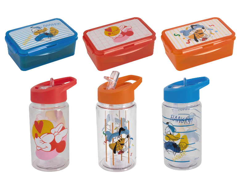 Drinkfles en broodtrommel