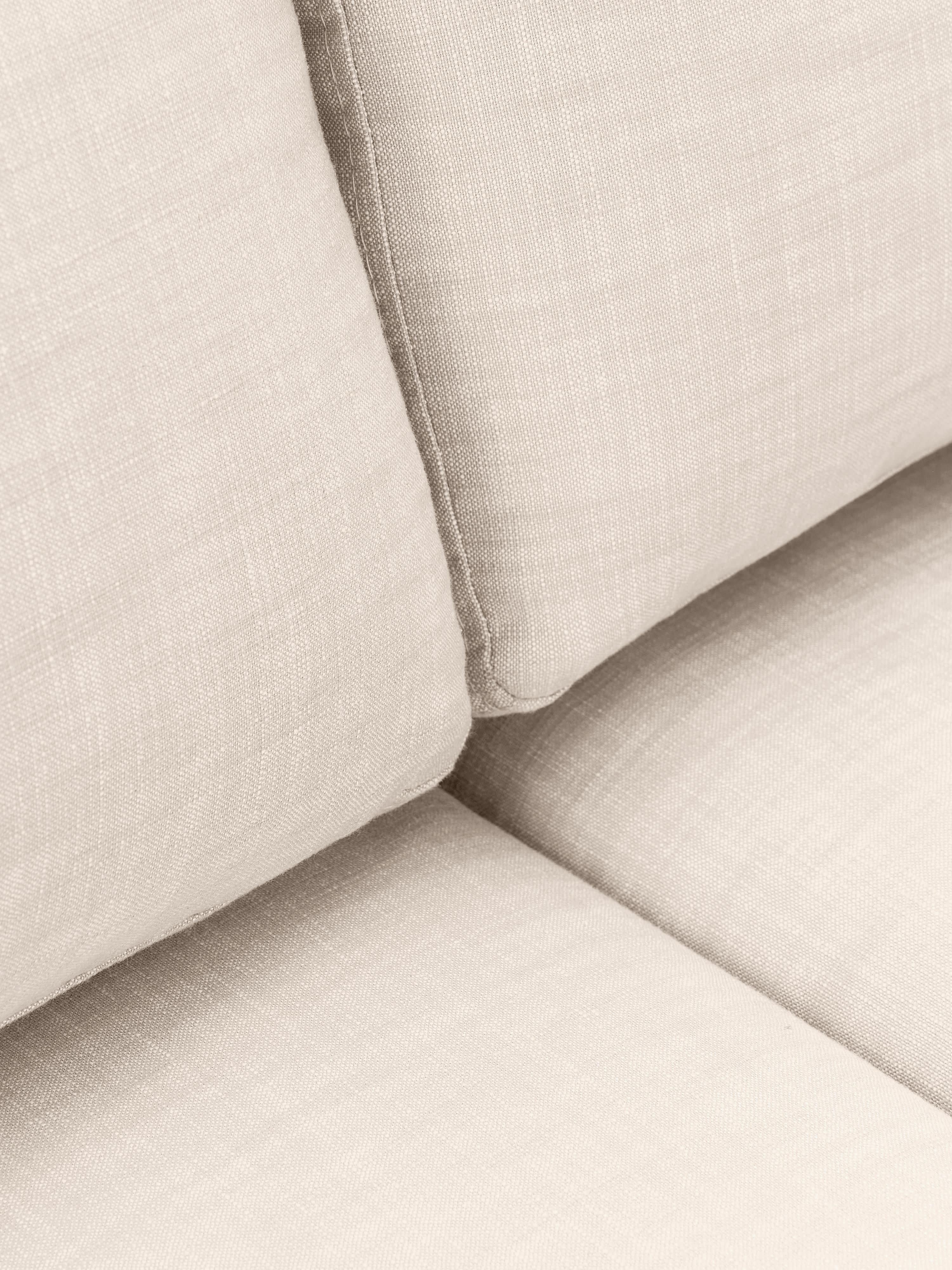 Modulaire bank Russell (4-zits) met poef (links/rechts)