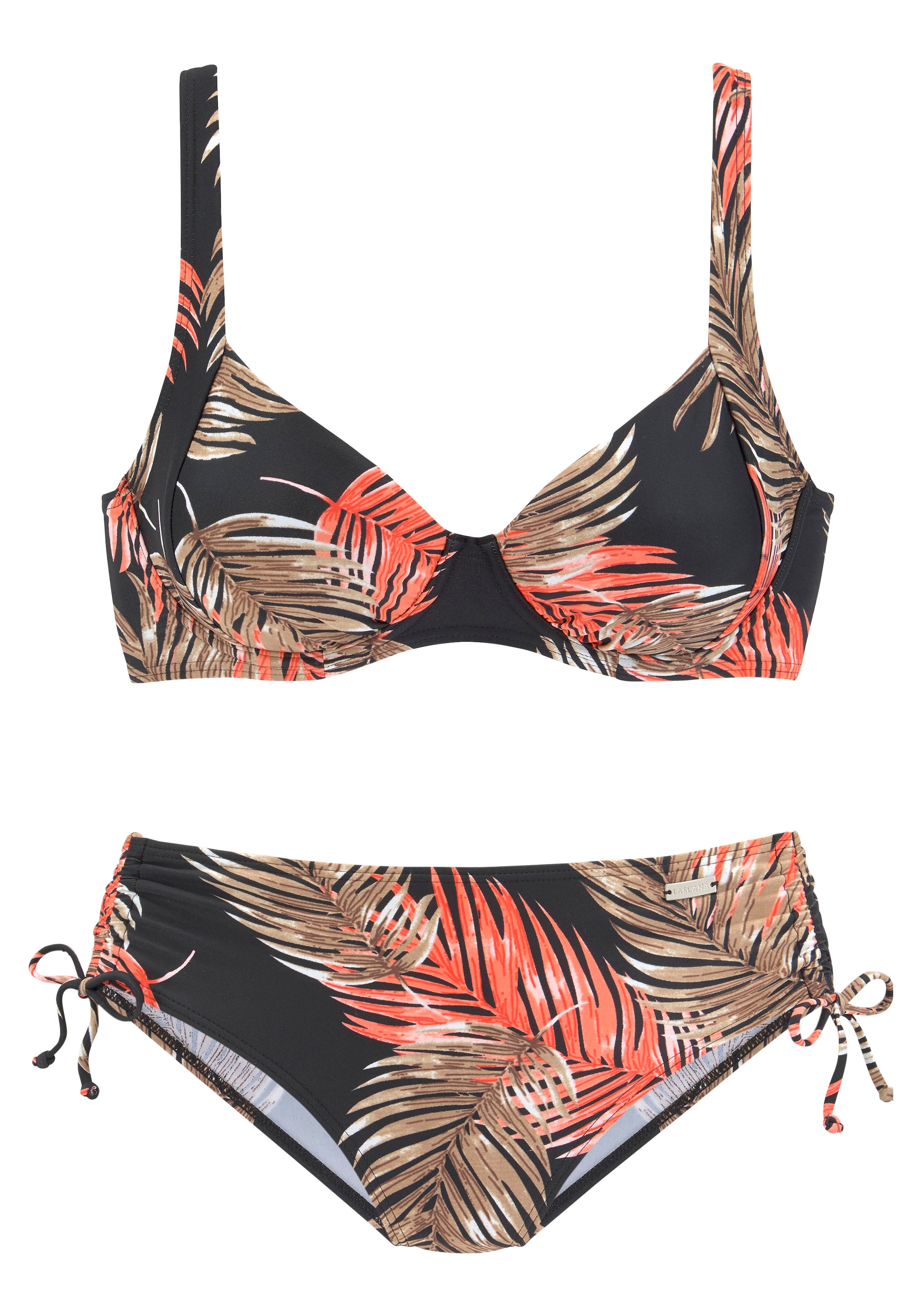 LASCANA Bügel-Bikini , mit plakativem Blätter-Print