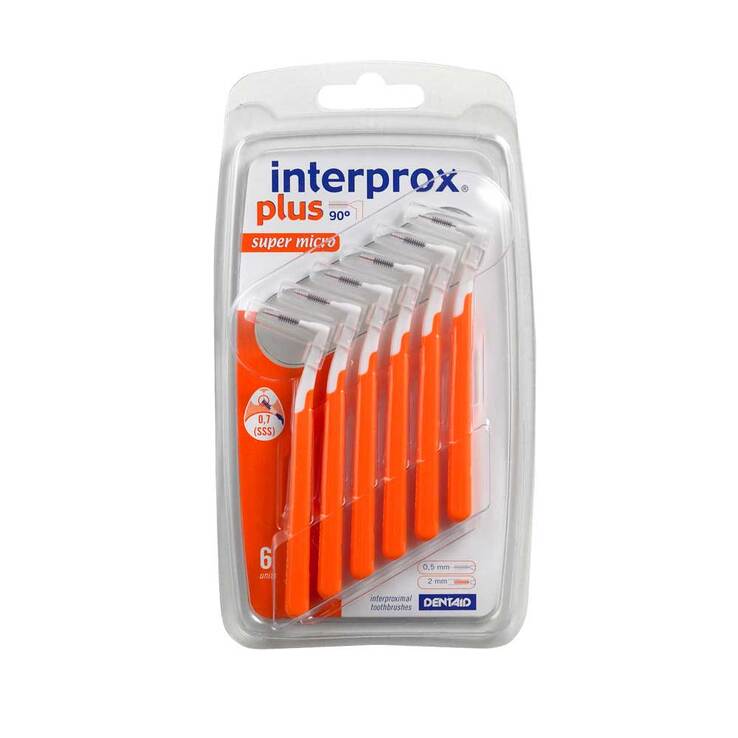 Interprox plus super micro orange Interdentalbürste, 6 St