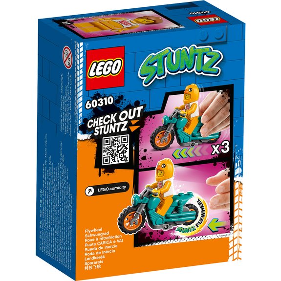 La moto de cascade du Poulet LEGO® City Stuntz 60310