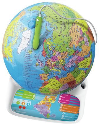 Clementoni - Interactieve Wereldbol - Educatief Speelgoed - Verlichting