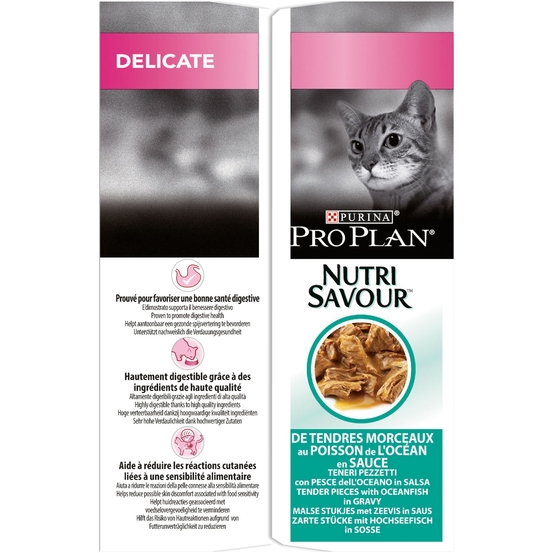 Boîte Pplan Delicate: poisson de l'océan, 10x85 g