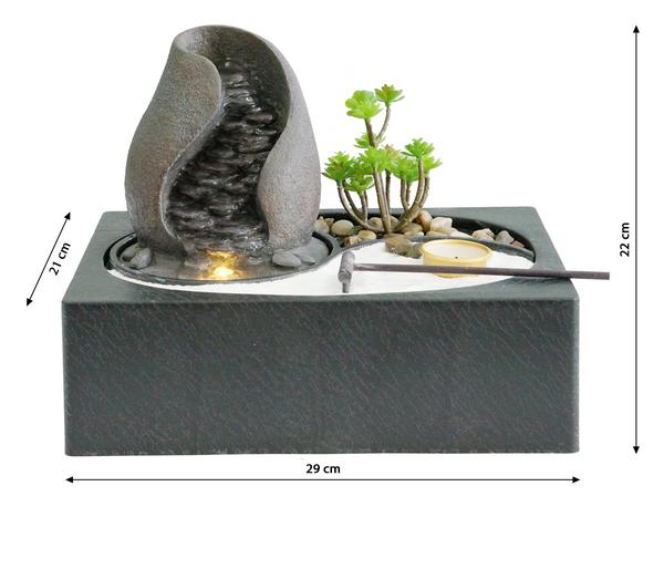 Dehner Polyresin-Zimmerbrunnen Landskap, ca.
