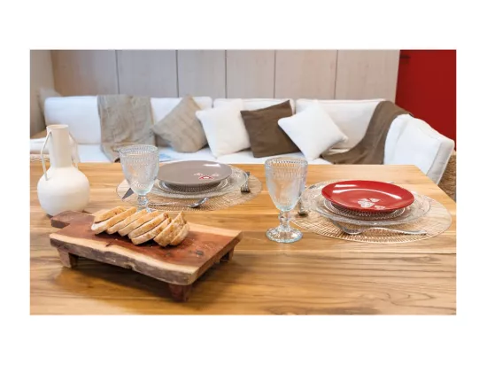 Sets de table en vinyle Fête (lot de 6) Doré 1