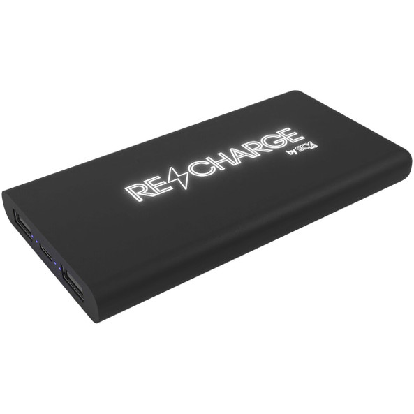 SCX.design 2PX060 - Banque d'énergie sans fil en caoutchouc SCX.design P40 10.000 mAh lumineuse