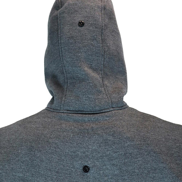 Harisson - Sweat zippé à capuche enfant Stingray Kid Fit Gris / Noir