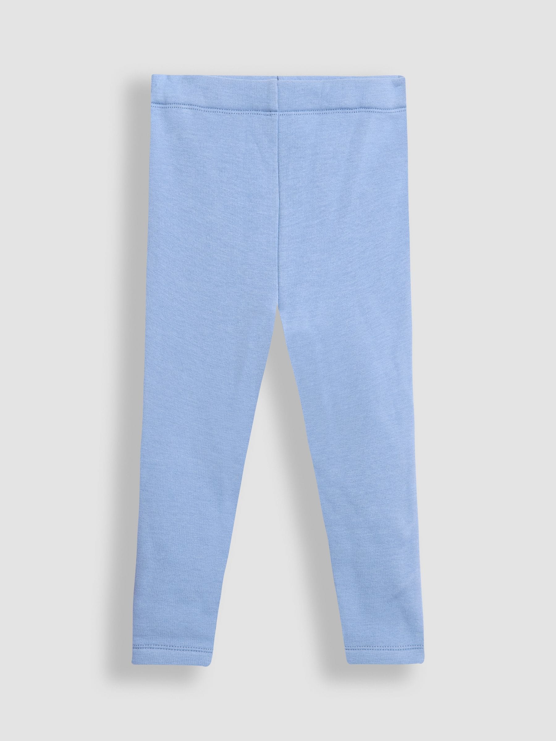 Roze - JoJo Maman Bébé Fleece-Lined Leggings 2 Pack