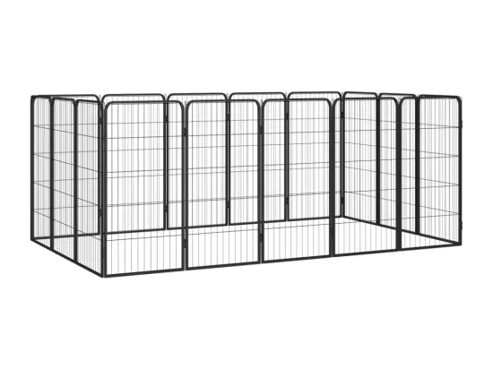 Parc pour chien 16 noire 250 x 150 x 100 cm 02_0043612