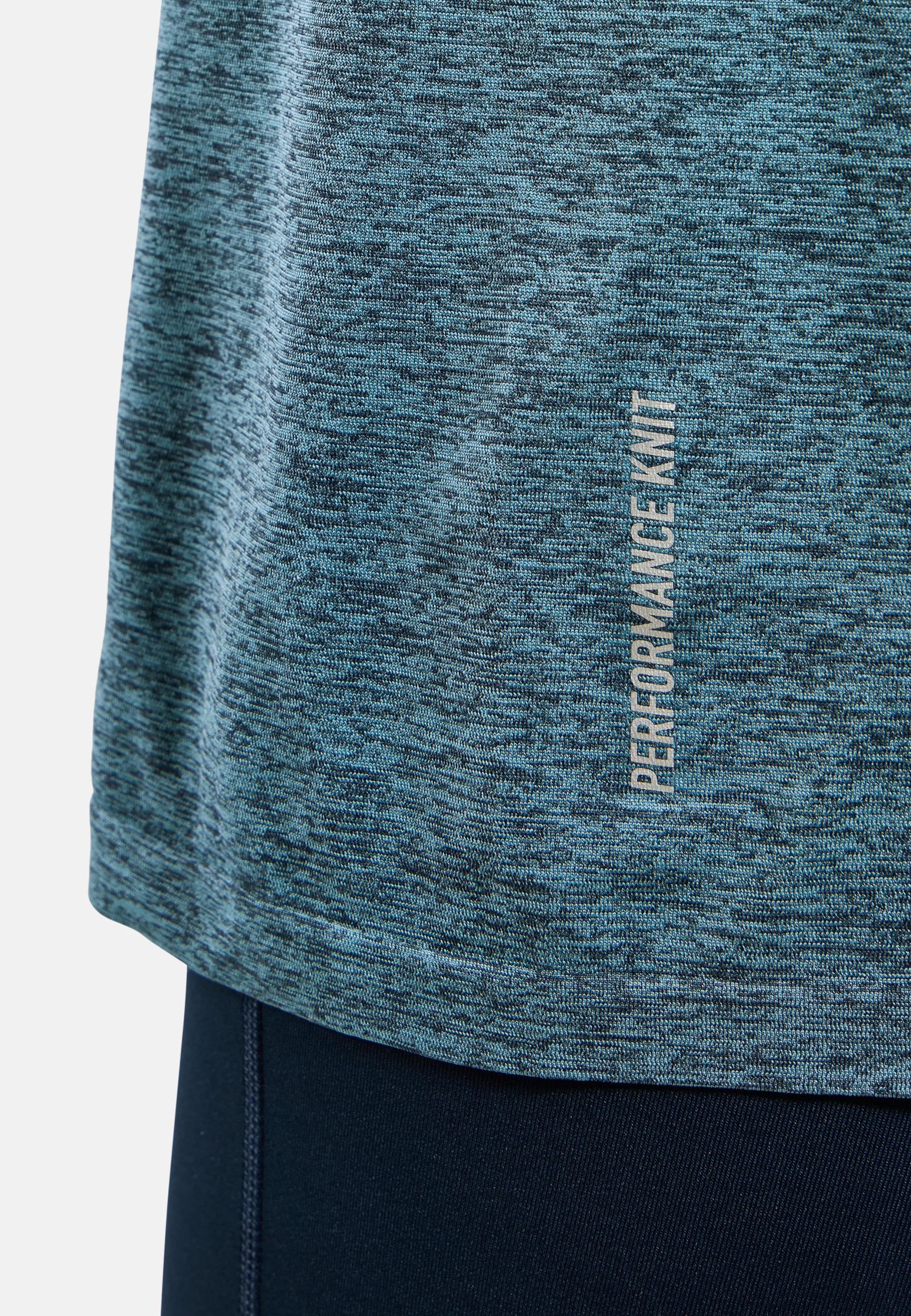 Essentials Seamless Laufshirt in dark sapphire melange