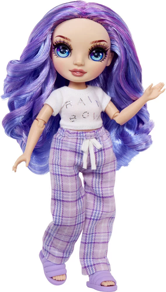 JUNIOR HIGH - POUPEE MANNEQUIN 22CM - VIOLET PYJAMA PARTY