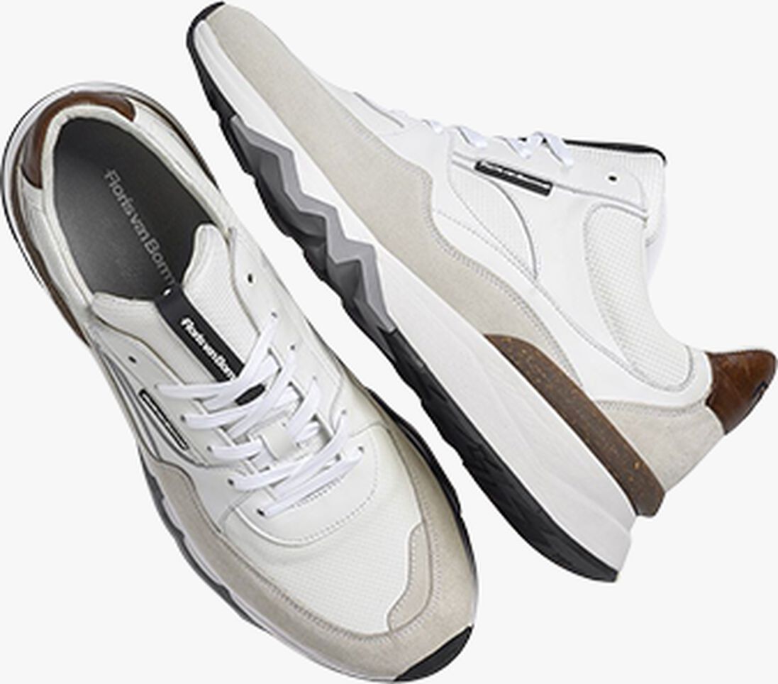 FLORIS VAN BOMMEL witte floris van bommel lage sneakers sfm-10155