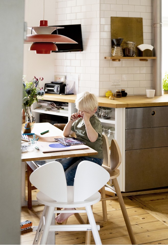Nofred - Mouse Junior Høj Stol - Oak