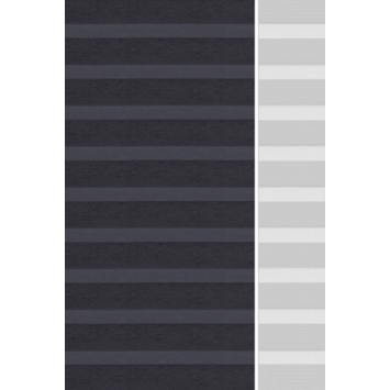 Kleurstaal GAMMA maatwerk dubbel plisségordijn deels verduisterend donkerblauw (8210)
