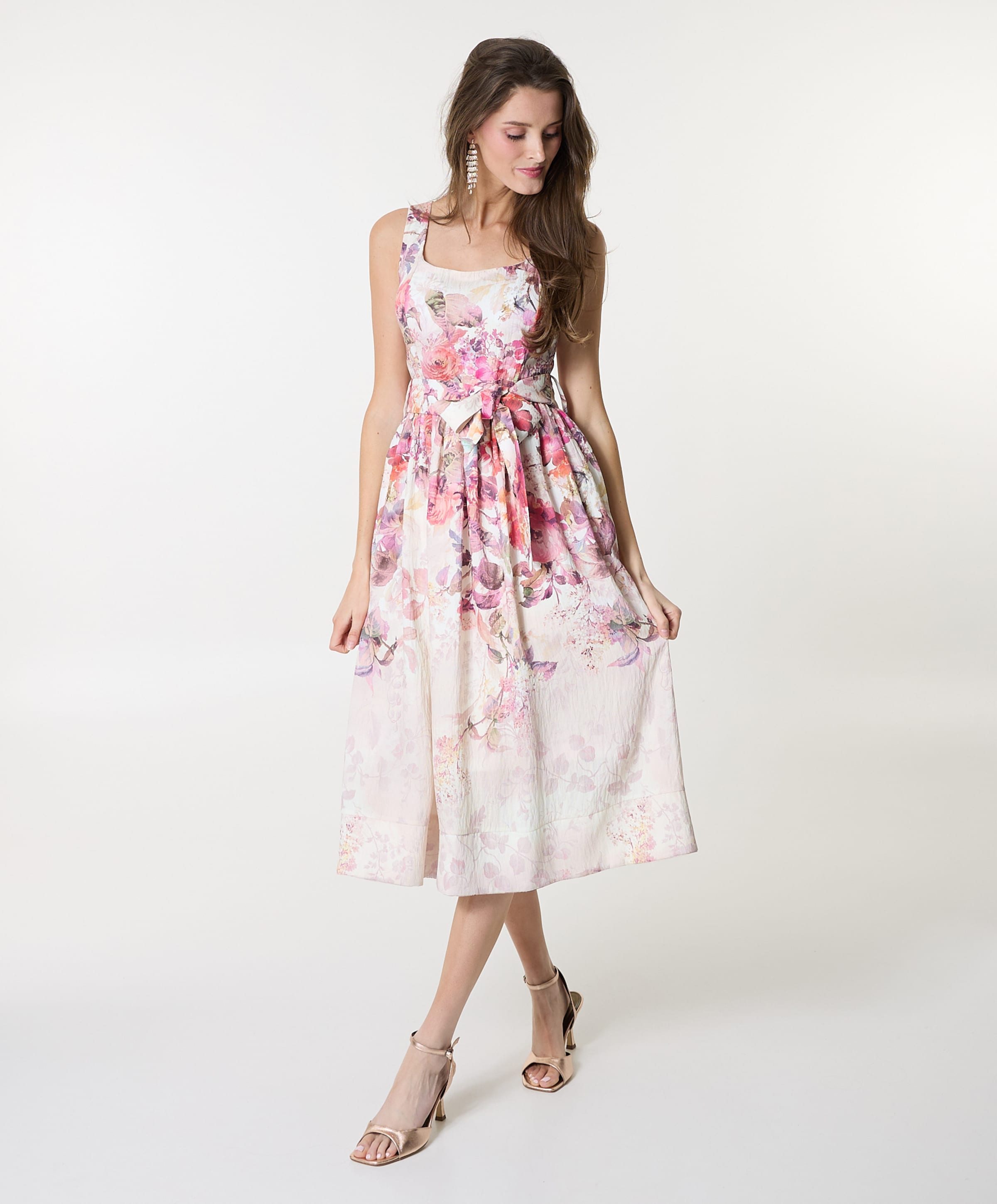 Rinascimento Dames jurk roze