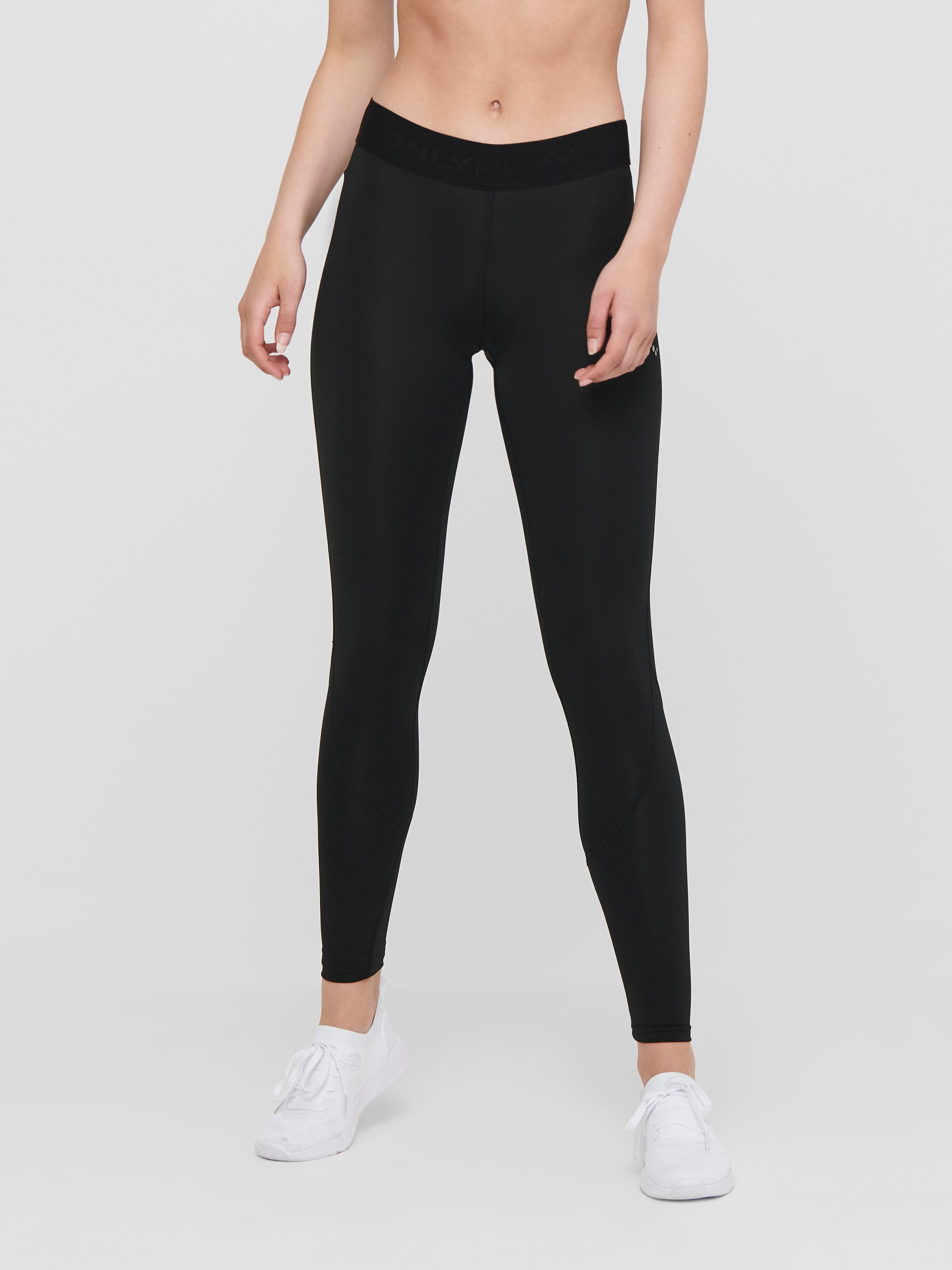 ONPGILL Mittlere Taille Enger Schnitt Sportleggings Black