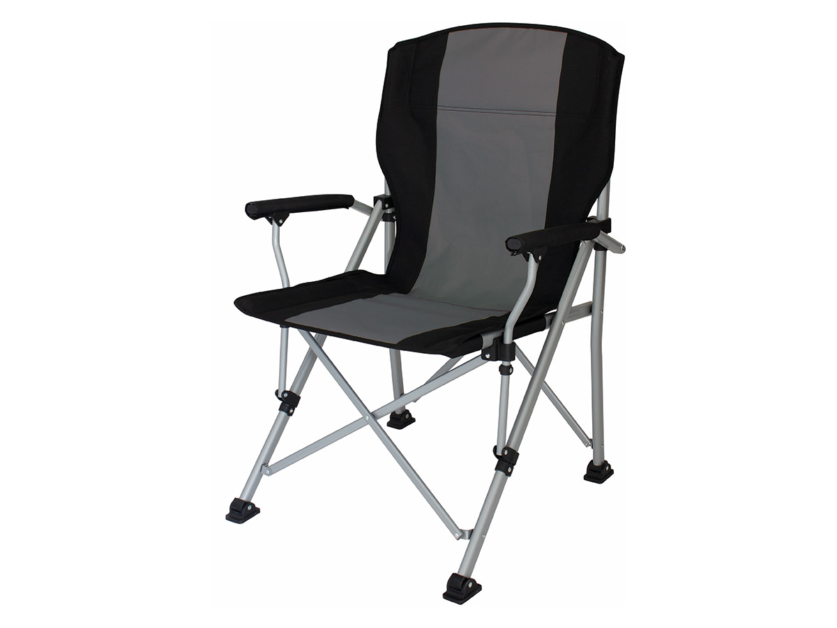 Eurotrail Caldaro vouwstoel - Anthracite/Black