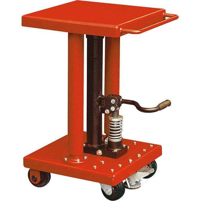 Table hydraulique de mise à niveau
