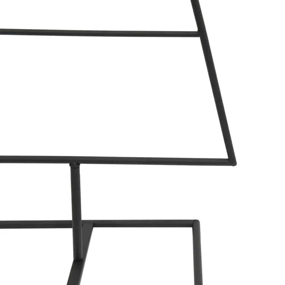 vidaXL - Metalen Kerstboom - Zwart - 90 cm