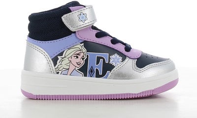 Disney Frozen Classic High Sneakers, Navy/Silver