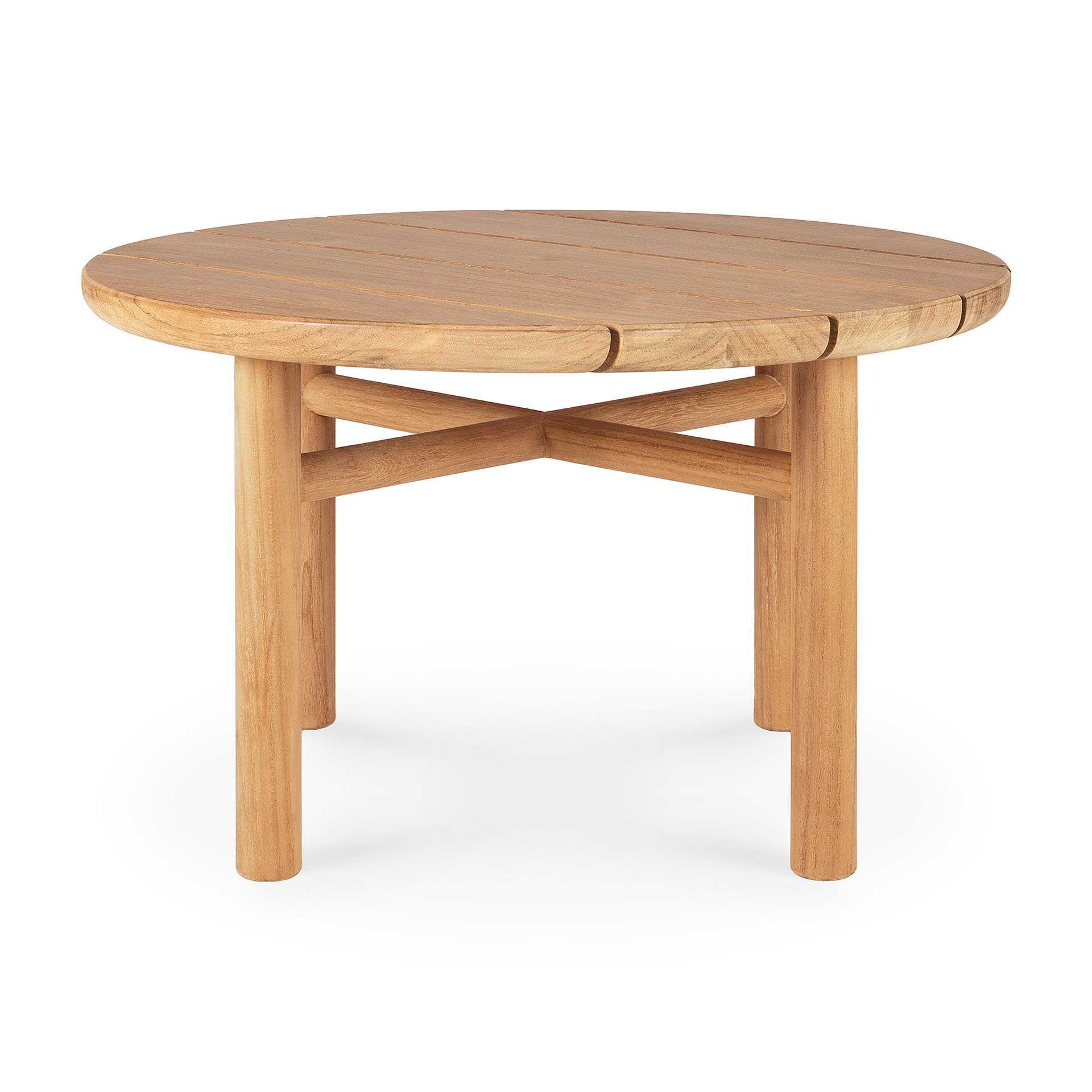 Teak Quatro bijzettafel - 59cm