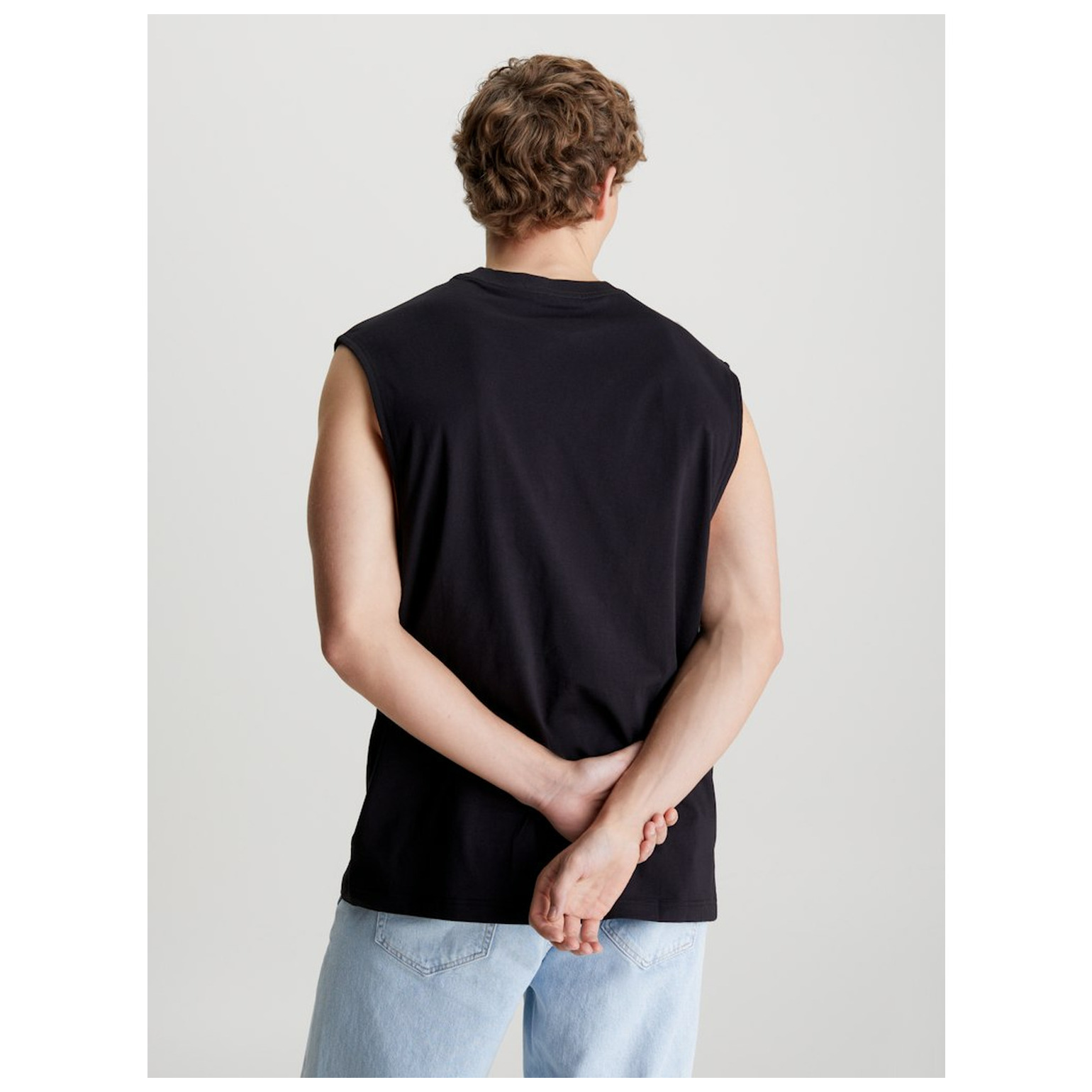 CK Jeans MONOLOGO SLEEVELESS TEE