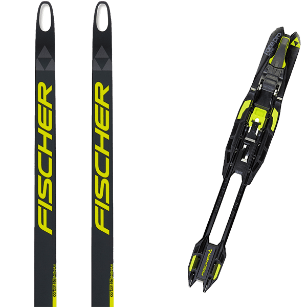 Pack ski de fond FISCHER CARBONLITE SKATE PLUS STIFF + Fix