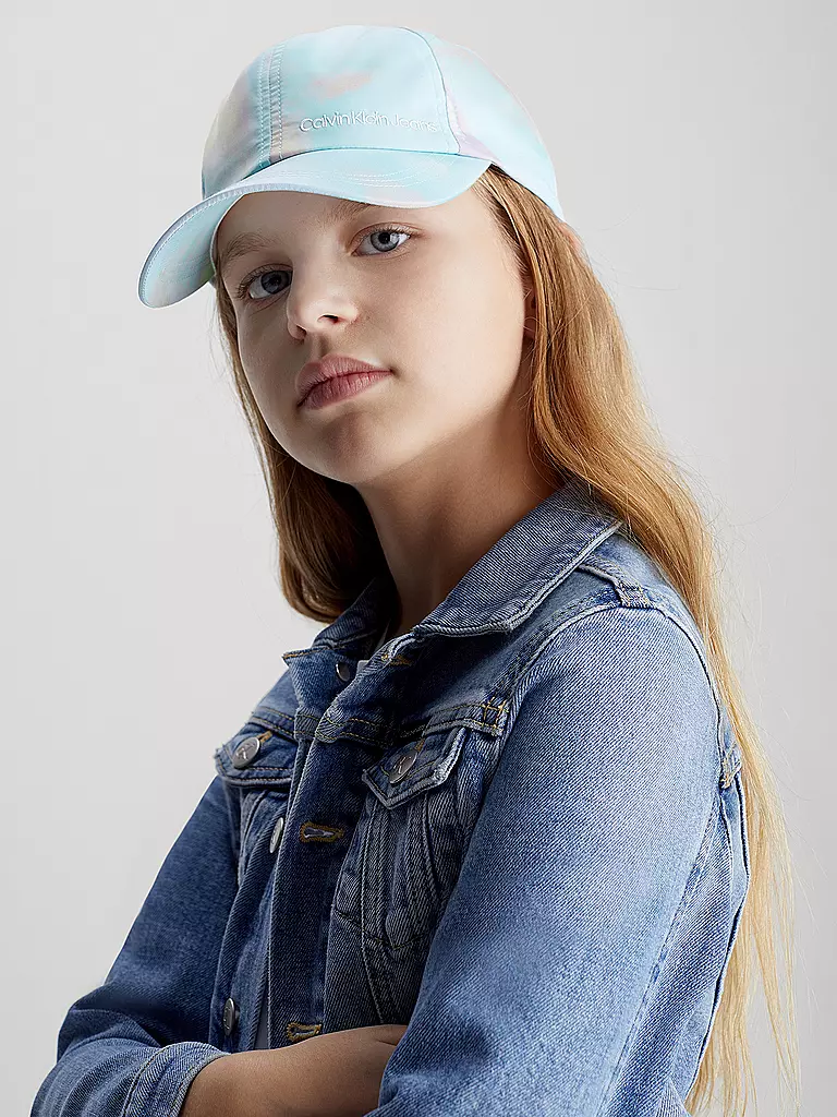 CALVIN KLEIN JEANS Mädchen Kappe SERENITY hellblau
