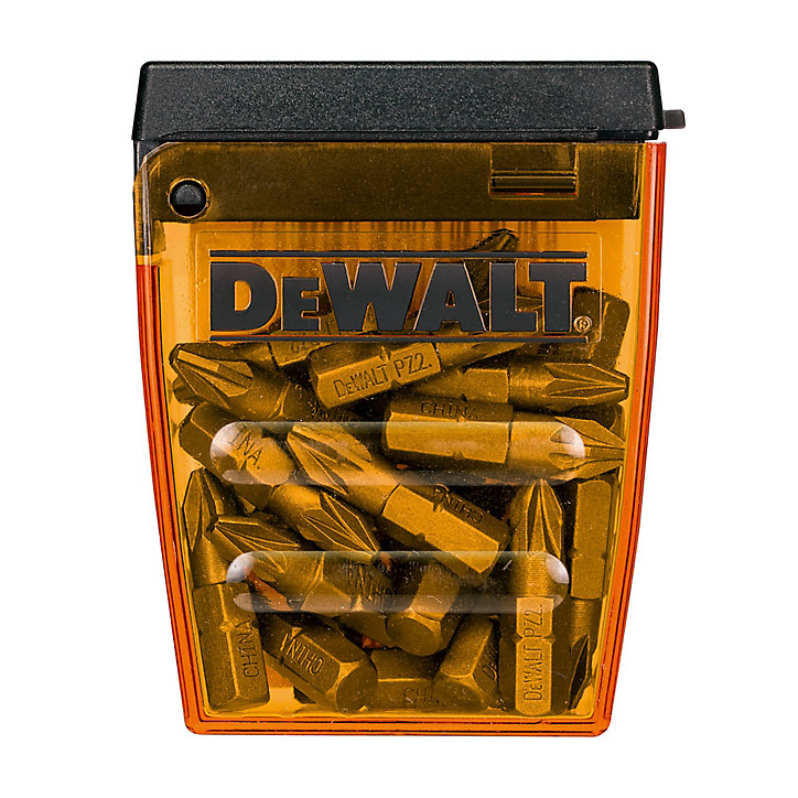 Coffret embouts de vissage PZ2 25 mm DeWalt Extreme, 25 pièces