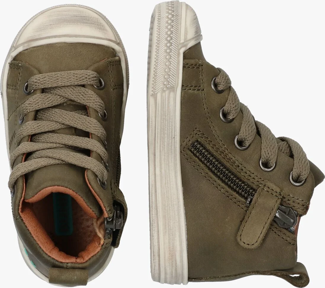 BUNNIESJR groene bunniesjr hoge sneaker frans ferm