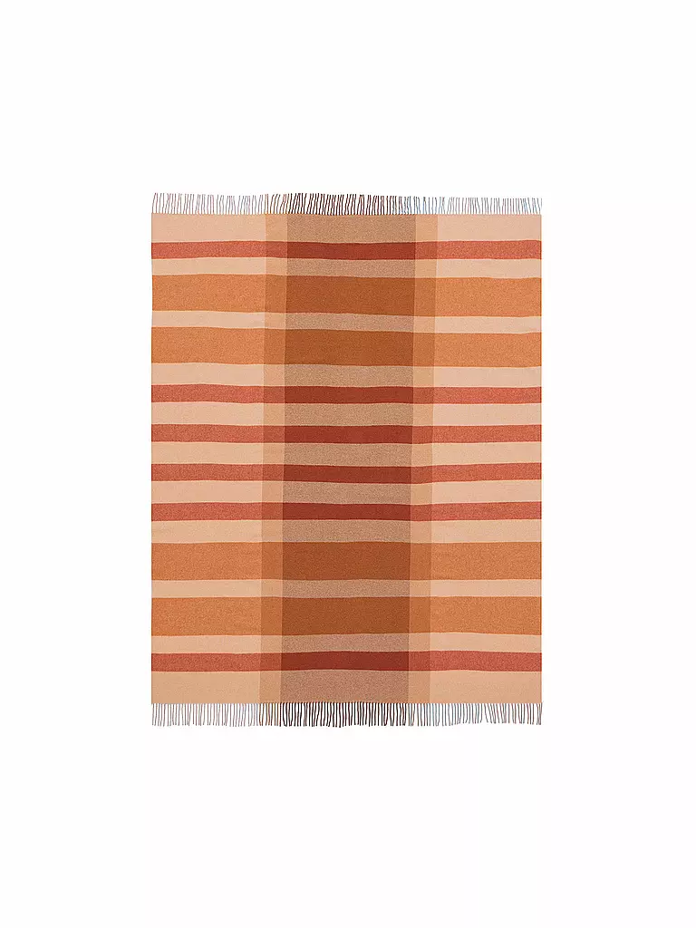 BIEDERLACK Tagesdecke - Plaid 150x200cm Nature-Charming  orange