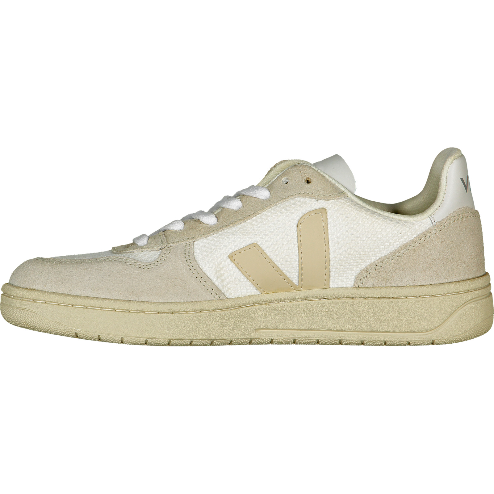 Veja V-10 weiss-beige 37