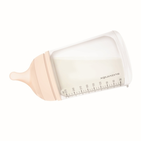 Lot de 2 tétines 0m+ spécial allaitement ZERØ.ZERØ - Beige - SUAVINEX