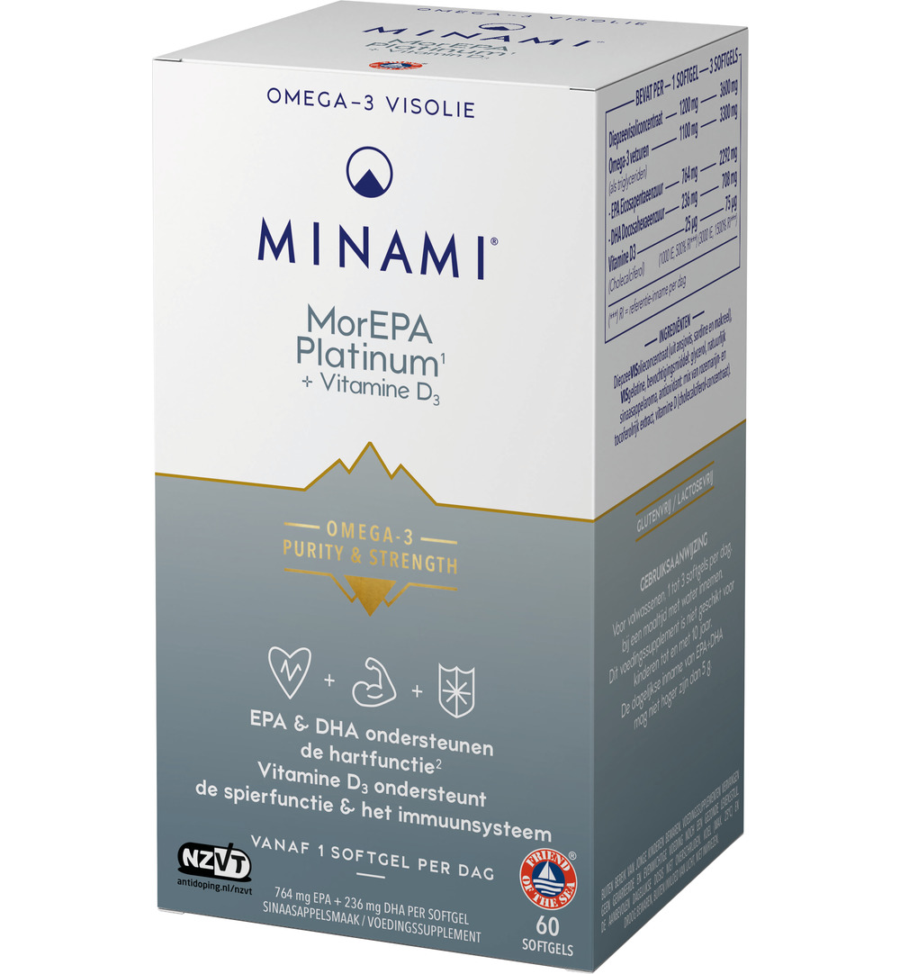Minami Morepa Platinum + Vit.D3 (60 softgels)
