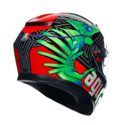 Casque AGV K3 - KAMALEON - Noir / Vert