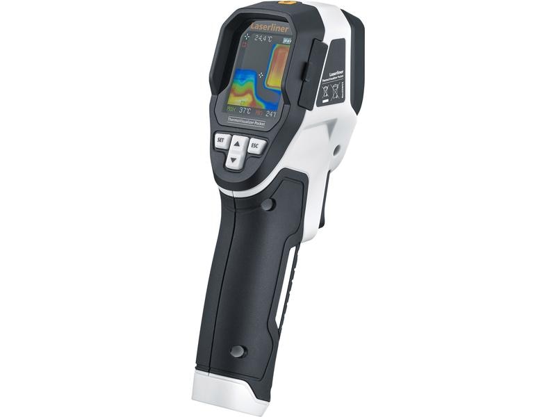 Laserliner Wärmebildkamera ThermoVisualizer Pocket Visualisierung von Temperaturverläufen für die Anwendung im Bauwesen, Elektrotechnik und Industrie