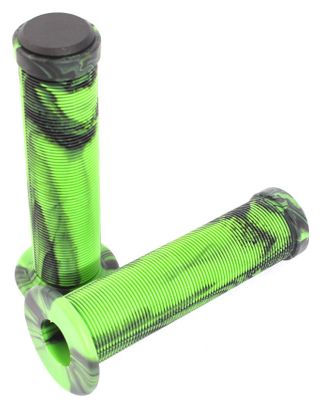 POIGNEES BMX 2TONE NOIR VERT KHEBIKES