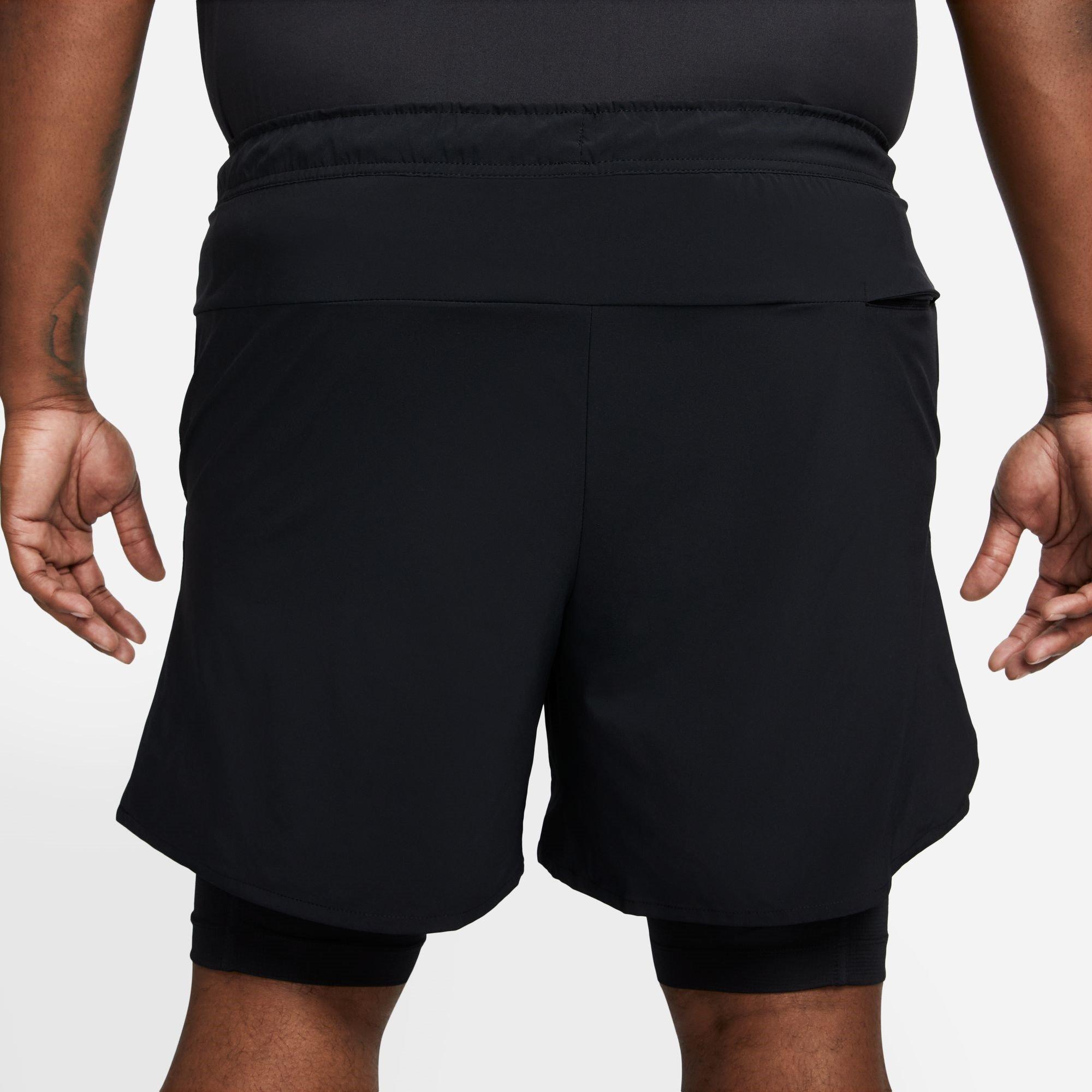 Nike Dri FIT Unlimited Mens 7 2 in 1 Woven Fitness Shorts