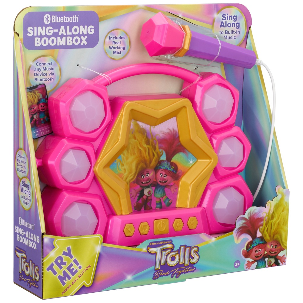 Trolls 3: Band Together Sing-Along Boombox