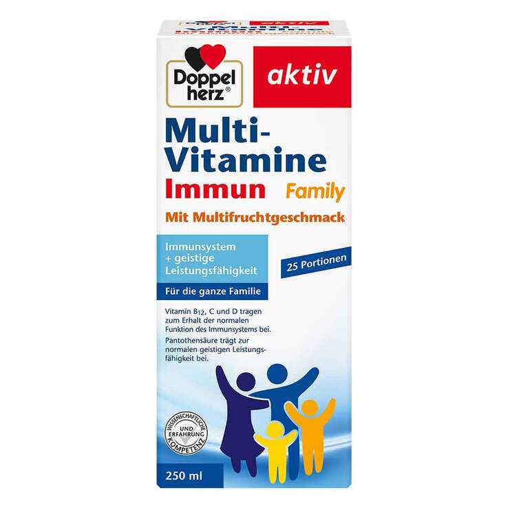Doppelherz Multi-Vitamine Immun Family flüssig, 250 ml