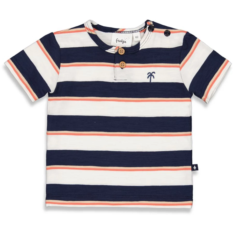 Feetje T-Shirt Ringel Sun Chasers Marine