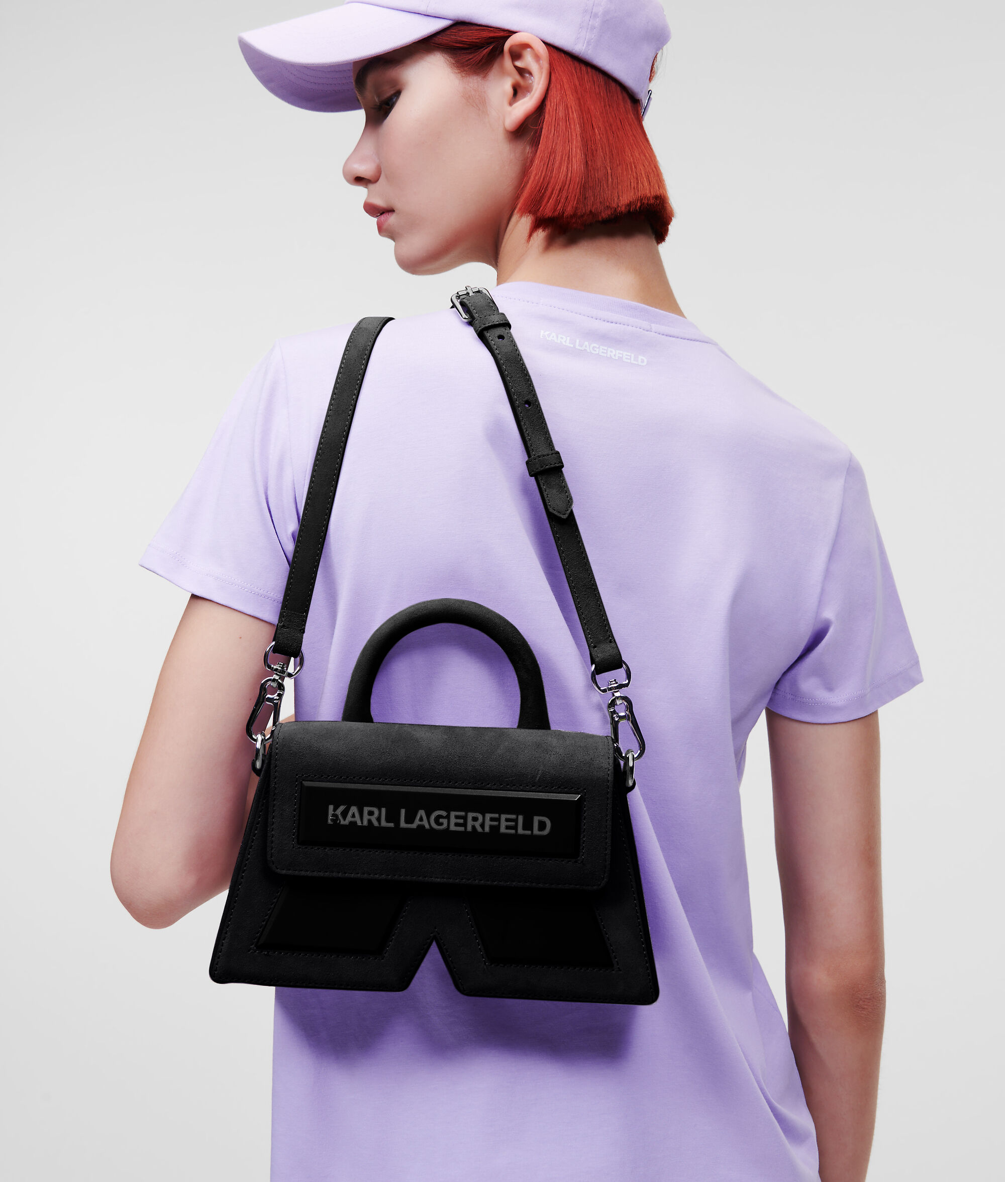 PETIT SAC BANDOULIÈRE EN DAIM IKON K