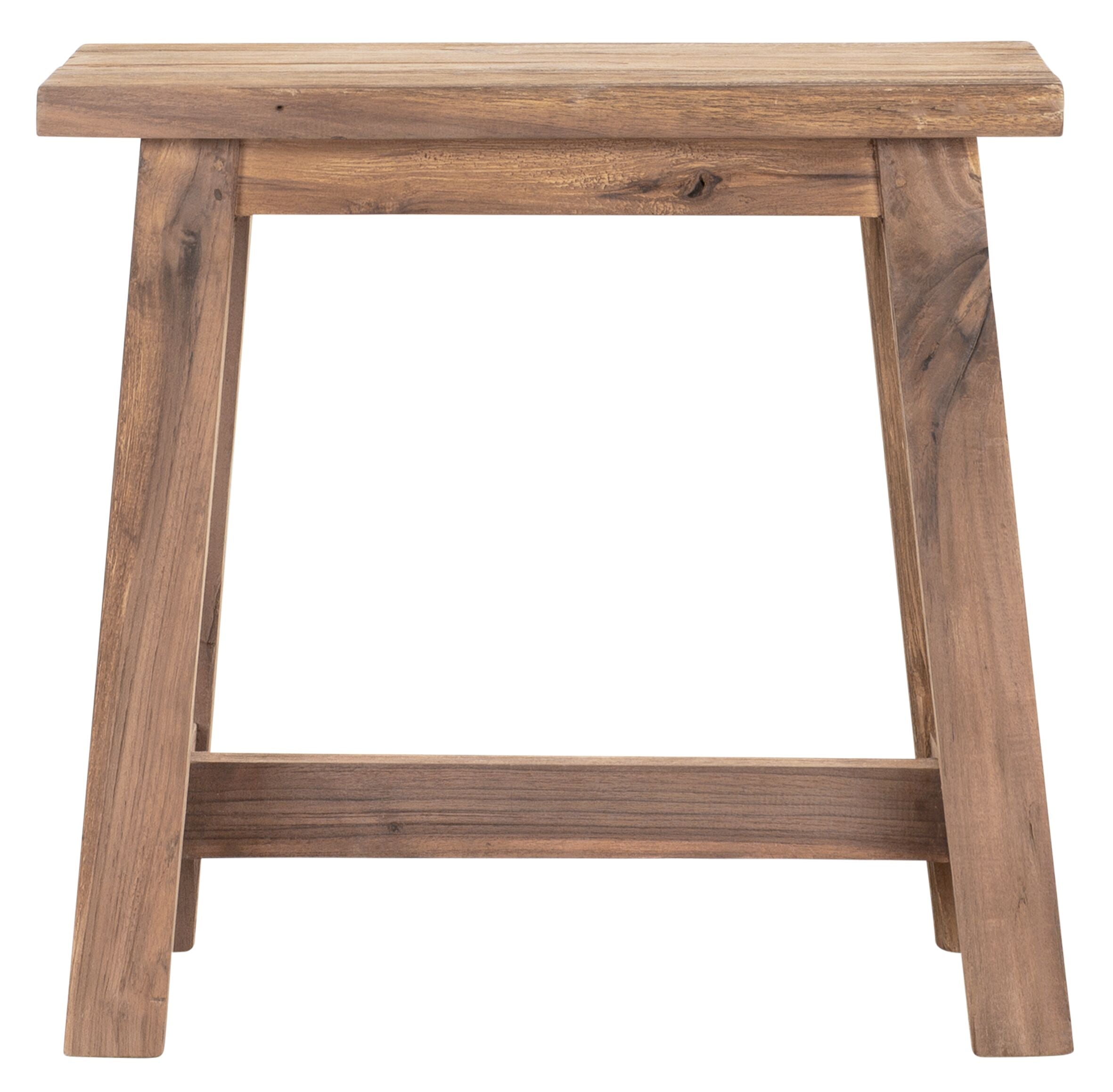 MUST Living Stool Easy rectangular,45x45x25 cm, recycled teakwood