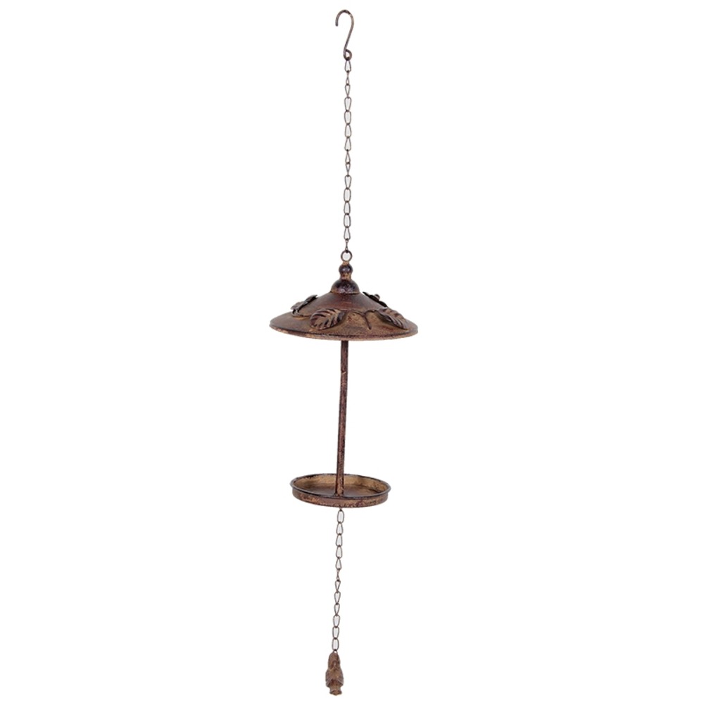 Mangeoire suspendre ronde coupelle 25x38x70cm
