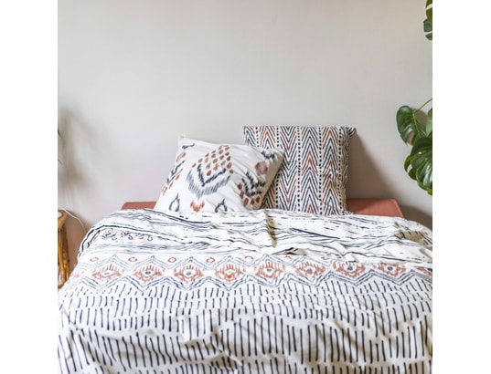 TERRE DE NUIT - Parure de lit housse de couette Parure de lit ethnic 260x240 cm