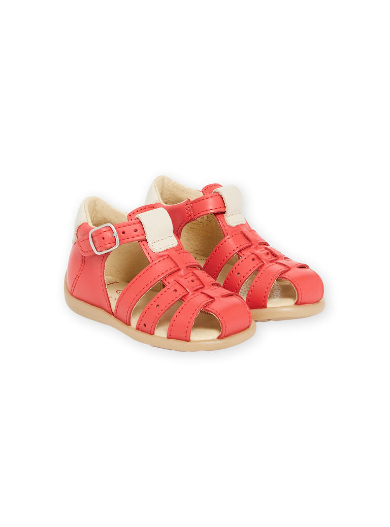 Sandales rouges bébé garçon